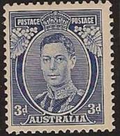 AUSTRALIA 1937 3d KGVI Die 1a SG 168b HM QF155 - Nuovi