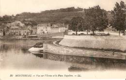 MONTEREAU ( 77 ) Vue Sur L' Yonne Et La Place Napoléon - Montereau