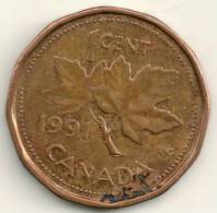 Canada 1 Cent  KM#181   1991 - Canada