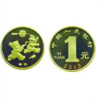 China 2013 Year Of The Snake Commemorative Coin / 1 Yuan - Chine