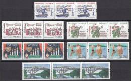 Suecia / Sweden 2006 - Sellos De Rollo (10 Tiras De 3) - MNH ** - Nuovi