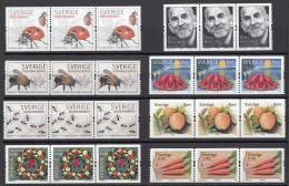 Suecia / Sweden 2008 - Sellos De Rollo (14 Tiras De 3) - MNH ** - Nuovi