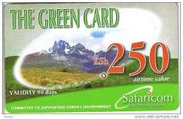 Kenya, KSh 250, The Green Card, Expiry 02/11/2008, 2 Scans. - Kenya