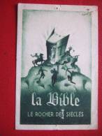 RELIGION  - LA BIBLE - LE ROCHER DES SIECLES - CARTE ILLUSTREE ( Voir La Signature ) - - Autres & Non Classés