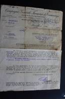 Compagnie Générale Française Tramways:Contentieux Réseau De Marseille 9/5/1949 Rec AR Notification Contestation Accident - Other & Unclassified