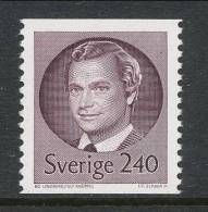 Sweden 1981 Facit # 1167. Carl XVI Gustaf, Type II,  See Scann, MNH (**) - Neufs