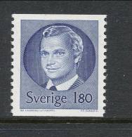 Sweden 1983, Facit # 1256. Carl XVI Gustaf. Type II, See Scann, MNH (**) - Neufs