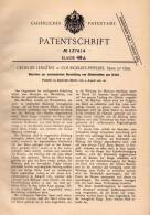 Original Patentschrift - G. Lemaitre Dans Courcelles Presles , 1901 ,Machine Pour Maillons De La Chaîne !!! - Presles