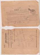 Indian Telegraph With Receipt, British India, 1911, Receipt For Inland Or Foreign Telegram Inde Condition As Per  Scan - 1911-35  George V