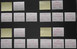 JAC Papier Creme 4 X Set 1-9-13-24- Met Snijlijn Boven, Midden, Onder.RRR!!! - Autres & Non Classés