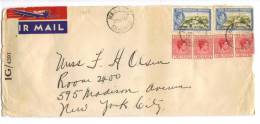 TZ1406 - BAHAMAS , Lettera Commerciale Del 30/5/1944 . Difetti - 1859-1963 Crown Colony