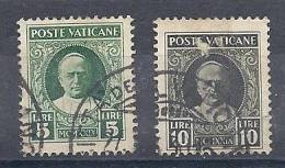 130101445  VATIC.  YVERT  Nº  37/38  PEELING BOTH - Used Stamps