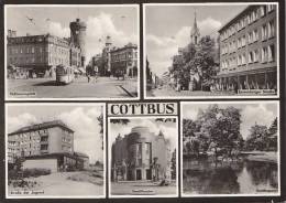 Allemagne - Cottbus - Panoramas - Tramway Chemins De Fer - Cottbus