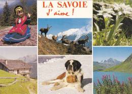 Cp , RÉGIONS , RHÔNE-ALPES , La Savoie J'aime ! , Multi-Vues , Détails Au Verso - Rhône-Alpes