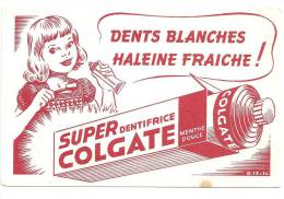 Buvard Dentifrice Dents Blanches, Haleine Fraîche Super Dentifrice Colgate - Parfum & Kosmetik