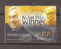 CYPRUS 2011 NOBEL PRIZE CHRISTOPHER PISSARIDES - Gebraucht