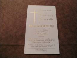 BC4-2-101 CDP Souvenir Communion  Henri Rothelin Cortil Wodon 1958 - Communion