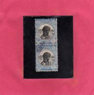 SUDAN SOUDAN 1951 PICTORIAL Hadendowa LAVORATORE LABORATOIRE STACK USED COPPIA PAIR - Other & Unclassified