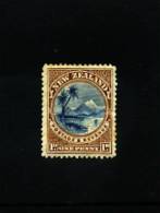 NEW ZEALAND - 1898 FIRST PICTORIAL  1 D. BLUE-BROWN NO WMK  MINT - Nuovi