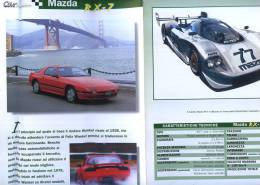 X SCHEDA FICHE TECNICO STORICA CAR COLLECTION DEL PRADO MADZA RX 7 - Moteurs