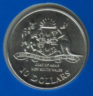 AUSTRALIA $10 STATE SERIES NEW SOUTH WALES 1987 SILVER PROOF KM? READ DESCRIPTION CAREFULLY !!! - 10 Dollars