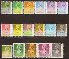 Hong Kong SG538-615 1987 10c-$50 QEII MNH - Ungebraucht