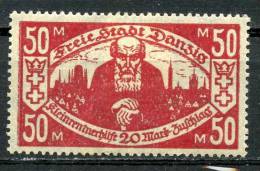 DANTZIG 1923 - Neufs