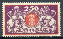 DANTZIG 1922 - Mint