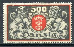 DANTZIG 1922 - Mint