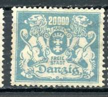 DANTZIG 1923 - Neufs