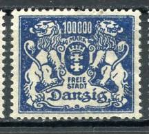 DANTZIG 1923 - Neufs