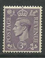 GB 1941 KGV1 3d PALE VIOLET MM STAMP SG 490. ( F222 ) - Unused Stamps