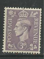 GB 1941 KGV1 3d PALE VIOLET UMM STAMP SG 490. ( E156 ) - Ongebruikt