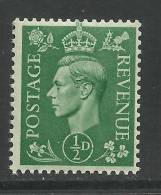 GB 1937 - 47 KGV1 1/2d PALE GREEN UMM STAMP SG 485.. ( C745 ) - Ongebruikt