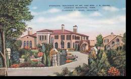 Tennessee Chattanooga Lookout Mountain Stonedge Residence Of Mr And Mrs J B Pound - Chattanooga