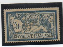 LOT 592 - FRANCE N° 123 * Charnières Légères MERSON  - Cote 100 € - Ungebraucht