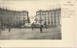 ROMA,  RICORDO REALI VISITE VITTORIO EMANUELE III   - S176 - Piazze