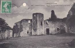 MAINE ET LOIRE CHAMPTOCEAUX RUINES D UN MONASTERE FONDE AU XIIIe SIECLE EFFET DE LUNE Editeur Godin - Champtoceaux