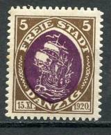 DANTZIG FREE STATE 1921 - Mint