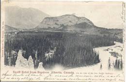 ALBERTA ..-- CANADA ..-- 1905 Vers BOUILLON ( J.B. Fortier  Jacquet ) . Voir Verso . - Banff