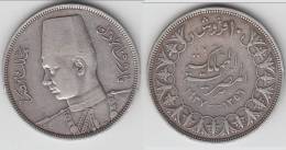 **** EGYPTE - EGYPT - 10 PIASTRES 1937 FAROUK - ARGENT - SILVER **** EN ACHAT IMMEDIAT - Aegypten