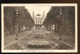 CPSM  Monaco MONTE CARLO Le Casino Et Les Jardins - Casino