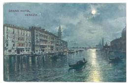 CARTOLINA - GRAND HOTEL VENEZIA  - VIAGGIATA NEL 1911 - Fiume Tevere
