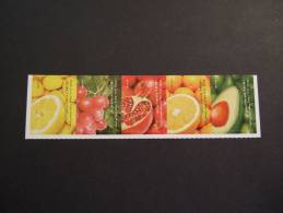 ISRAEL 2011  FROM BOOKLET  FRUITS   5RD   MNH ** ( Q4-250/015) - Used Stamps (with Tabs)