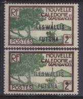 WALLIS Et FUTUNA   1930 / 1938   Poste Yvert N° 44 + Variété Surcharge Fine 44    - Neufs Avec Charnière - Ungebraucht