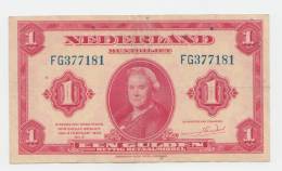 Netherlands 1 Gulden 1943 VF P 64 - 1 Gulde