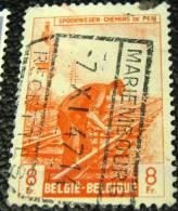 Belgium 1942 Railway Parcel Platelayer 8f - Used - Other & Unclassified