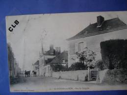 ST-AIGNAN-sur-ROE--- Rue De Congrier.  Chevaux. - Saint Aignan Sur Roe