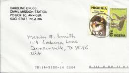 NIGERIA CC A USA SELLOS SIMIOS MAMIFEROS MONOS - Schimpansen