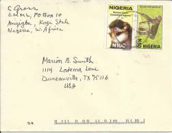 NIGERIA CC A USA SELLOS SIMIOS MAMIFEROS MONOS - Chimpanzés